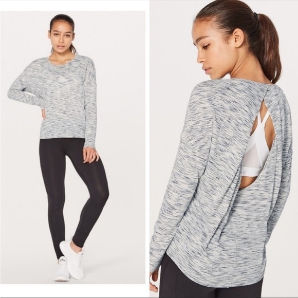Lululemon Get Set Long Sleeve
Tiger Space Dye Black White - Picture 1 of 11